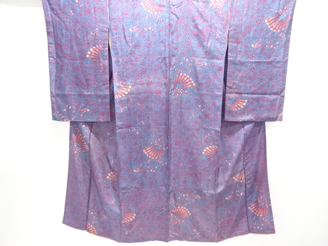 Japanese Kimono / Chirimen Kinsha Silk